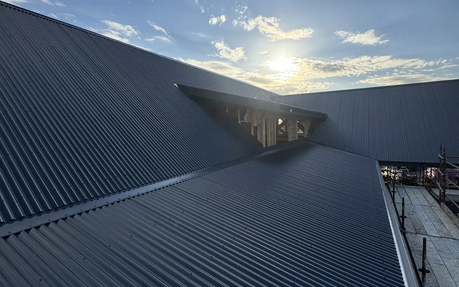 Metal roof by Valley Plumbing and Roofing in Millgrove