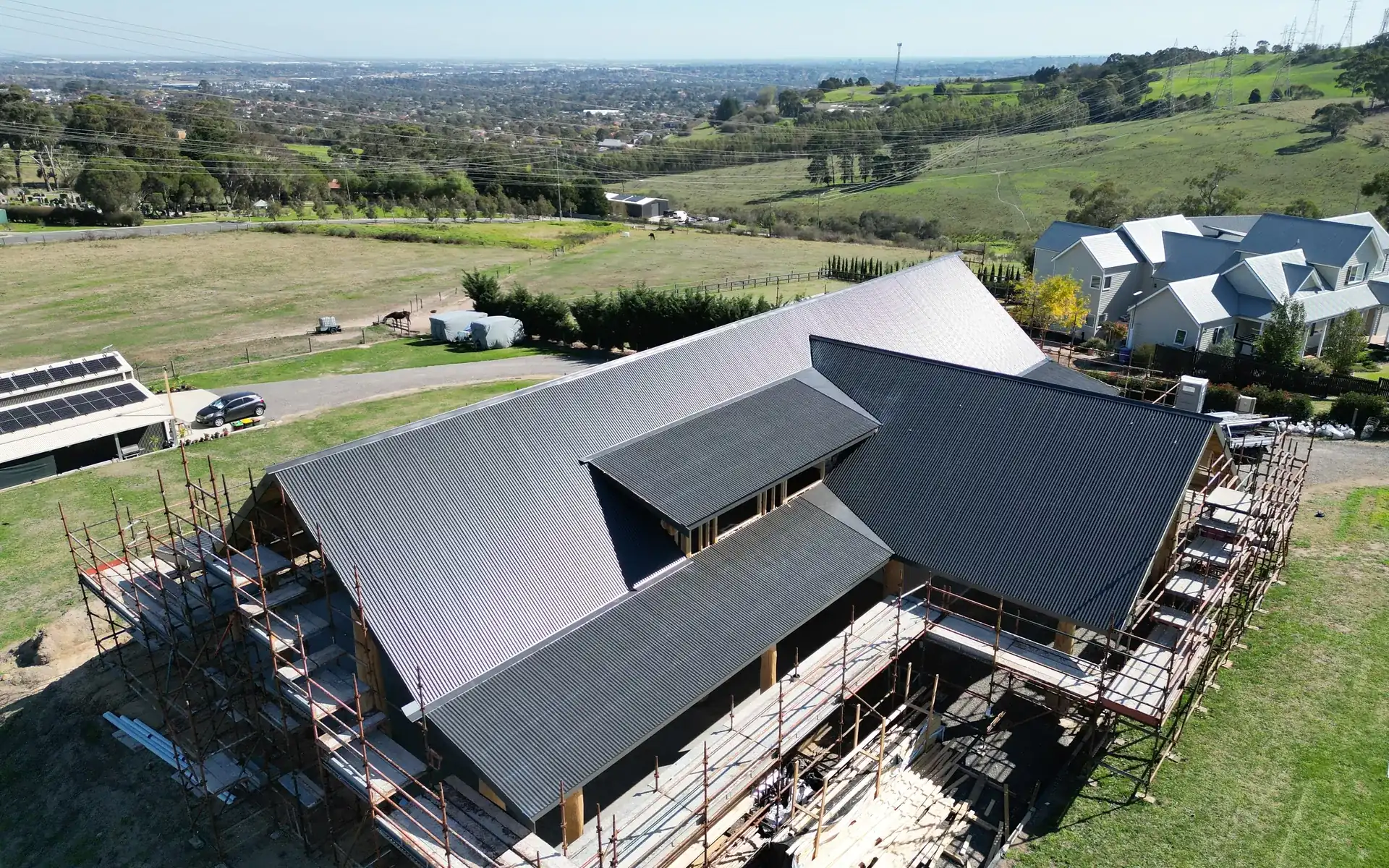 Re-roofing a home in the Yarra Ranges