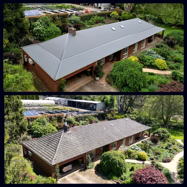 Metal roof on a Ranges property